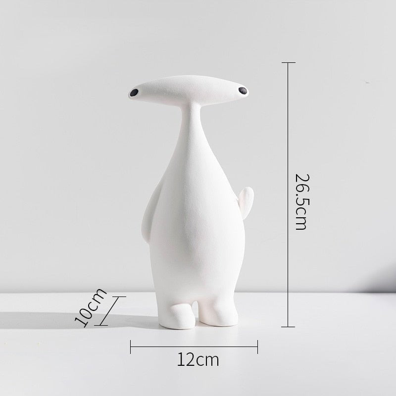 Abstract Scandinavian Resin Figurine