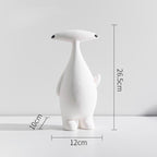 Abstract Scandinavian Resin Figurine