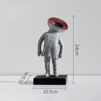 Abstract Scandinavian Resin Figurine