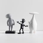 Abstract Scandinavian Resin Figurine