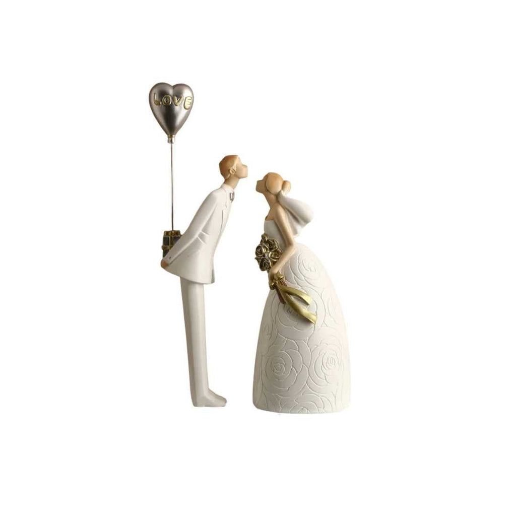Embracing Couple Resin Figurine