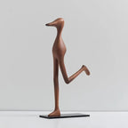 Abstract Resin and Ceramic Decorative Sculpture