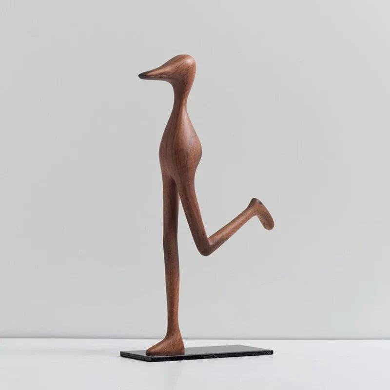 Abstract Resin and Ceramic Decorative Sculpture