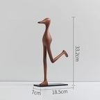 Abstract Resin and Ceramic Decorative Sculpture