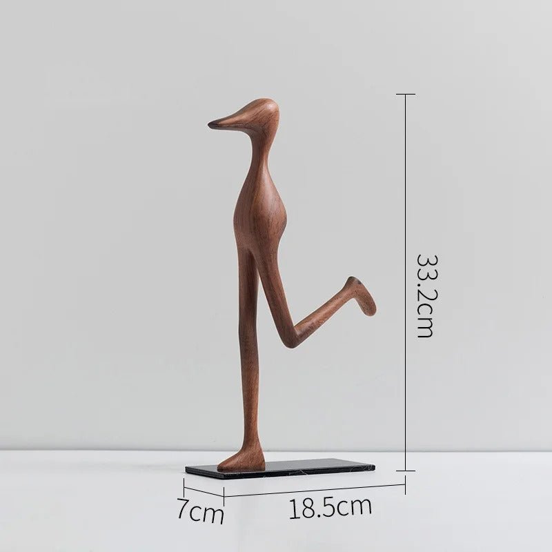 Abstract Resin and Ceramic Decorative Sculpture