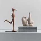 Abstract Resin and Ceramic Decorative Sculpture