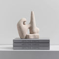 Abstract Resin and Ceramic Decorative Sculpture