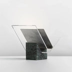 Marble and Acrylic Book Display Stand