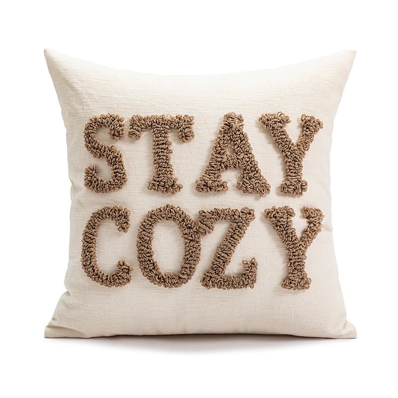 Stay Cozy Polyester Cushion Cover, 45 x 45 cm