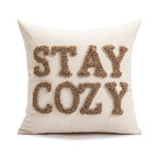 Stay Cozy Polyester Cushion Cover, 45 x 45 cm