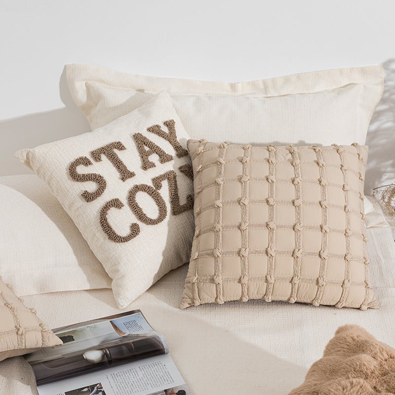 Stay Cozy Polyester Cushion Cover, 45 x 45 cm