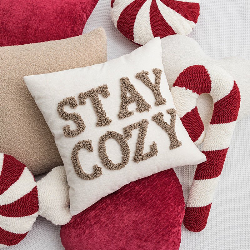 Stay Cozy Polyester Cushion Cover, 45 x 45 cm