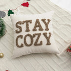 Stay Cozy Polyester Cushion Cover, 45 x 45 cm