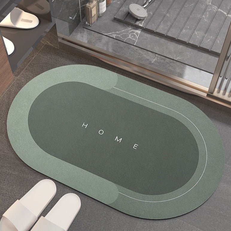 Quick Dry Bath Mat with Foam Padding