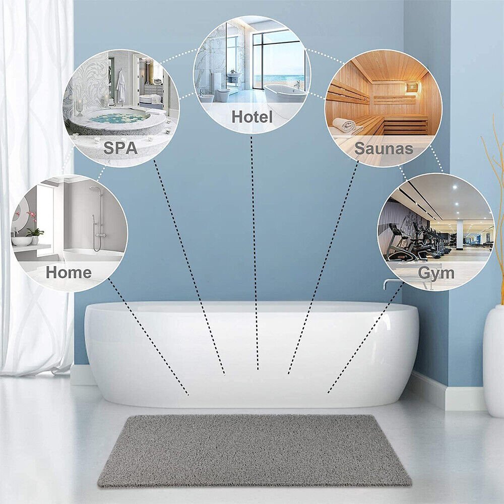 Quick Dry Bath Mat with Non-Slip Surface