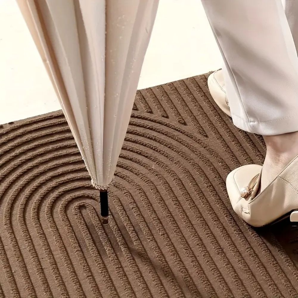 Striped Microfibre Entrance Doormat