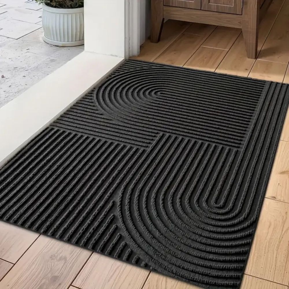 Striped Microfibre Entrance Doormat