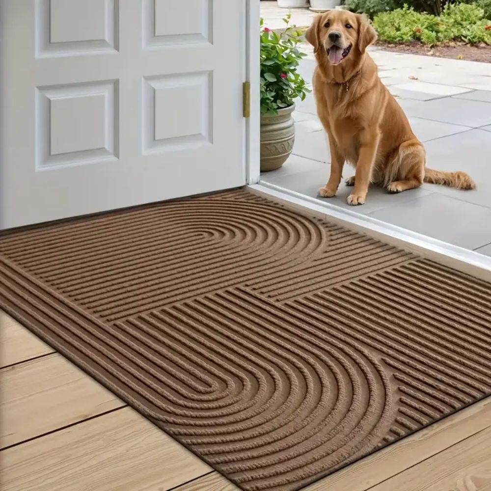 Striped Microfibre Entrance Doormat