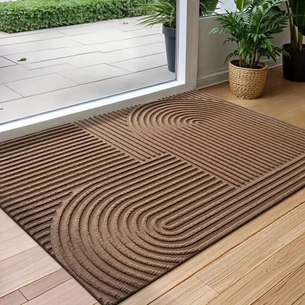 Striped Microfibre Entrance Doormat