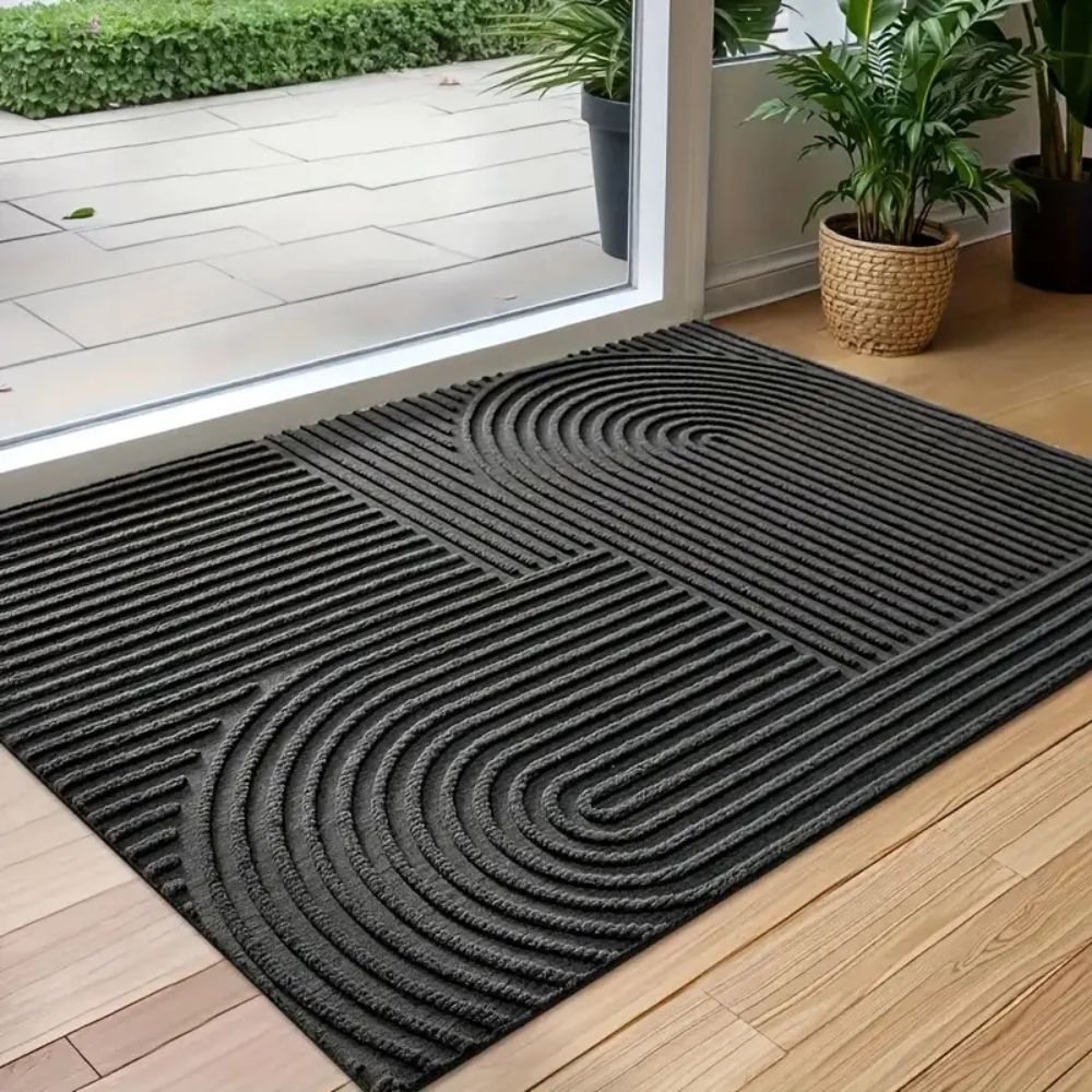 Striped Microfibre Entrance Doormat