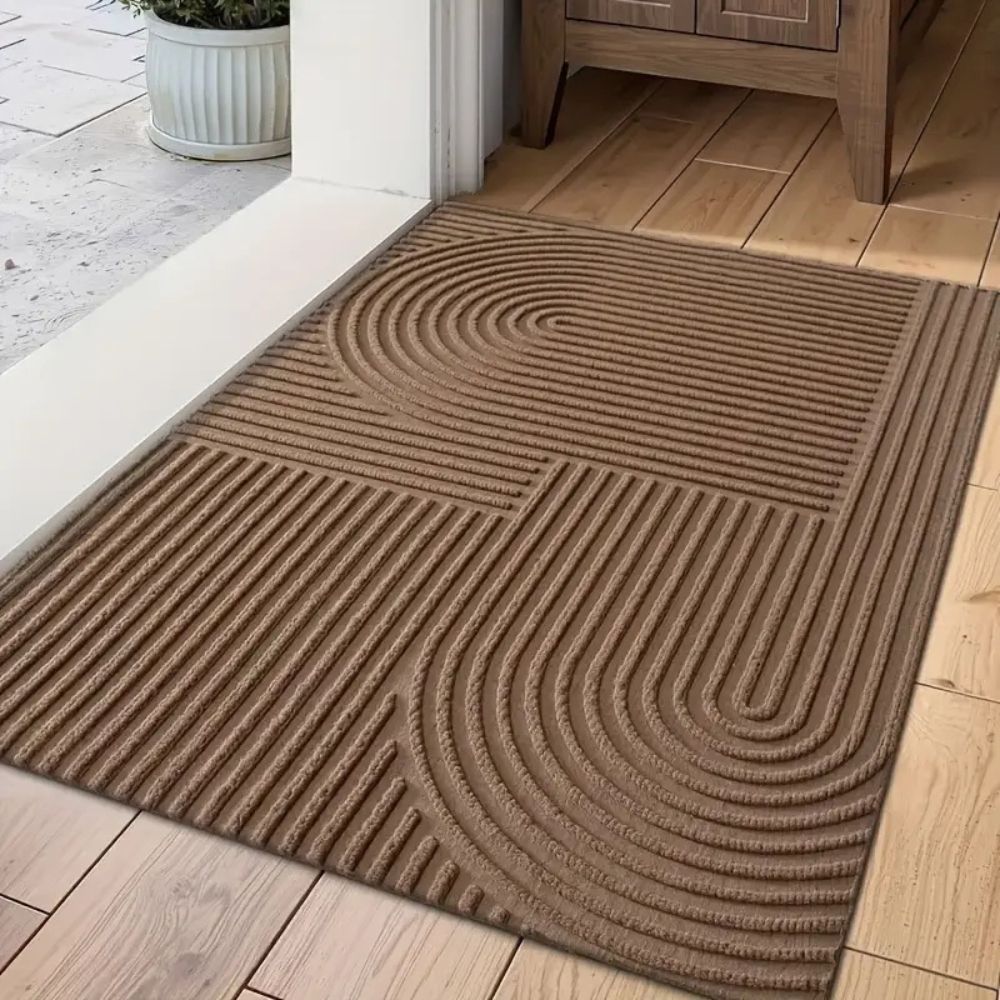 Striped Microfibre Entrance Doormat