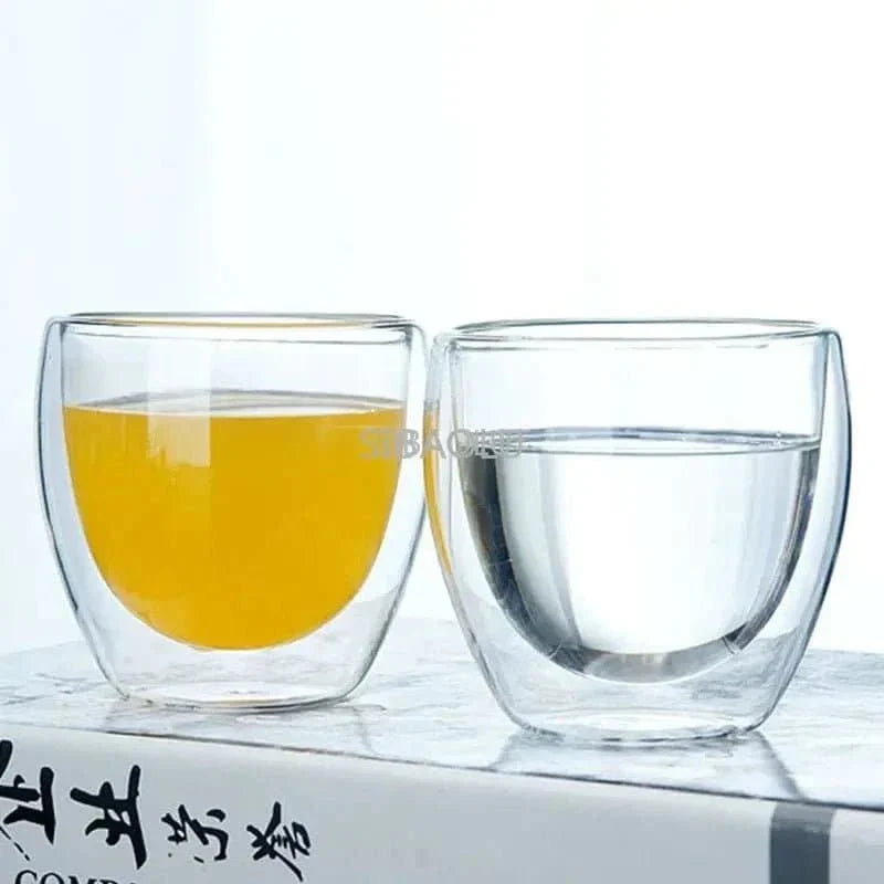 Double Wall Borosilicate Glass Cups