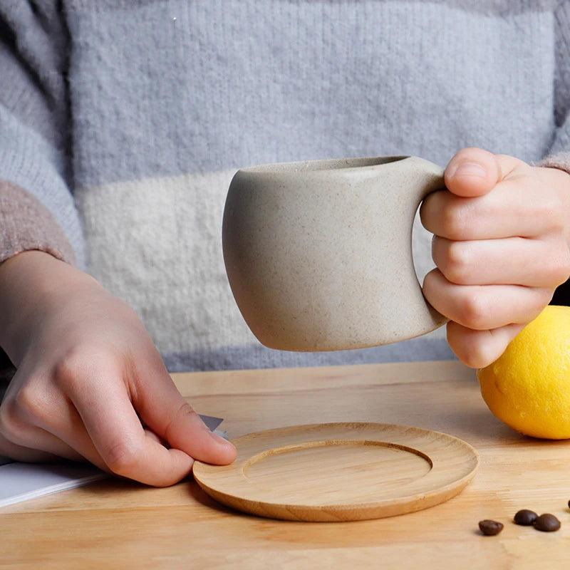 Stone Grey Ceramic Coffee Mug, 220 ml