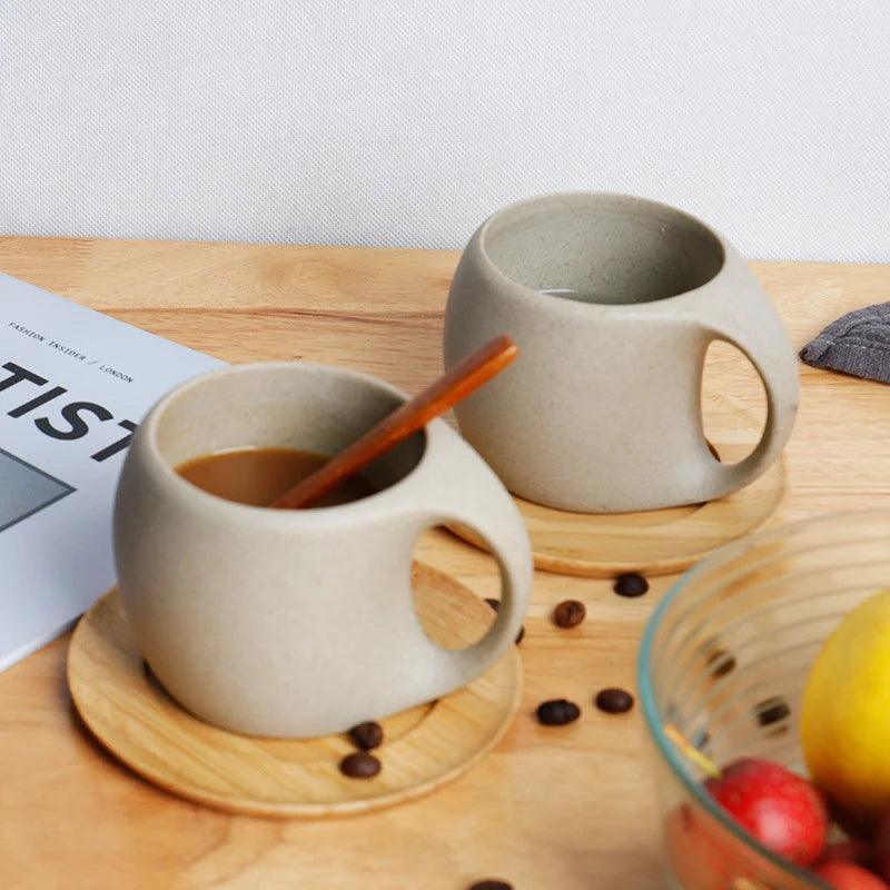 Stone Grey Ceramic Coffee Mug, 220 ml