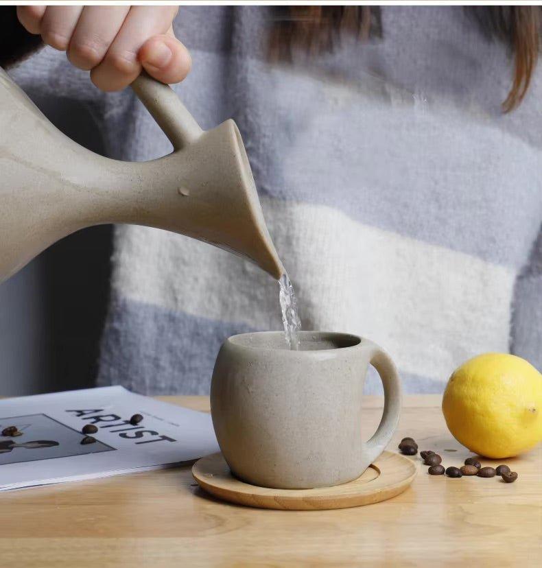 Stone Grey Ceramic Coffee Mug, 220 ml