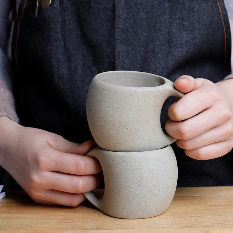 Stone Grey Ceramic Coffee Mug, 220 ml