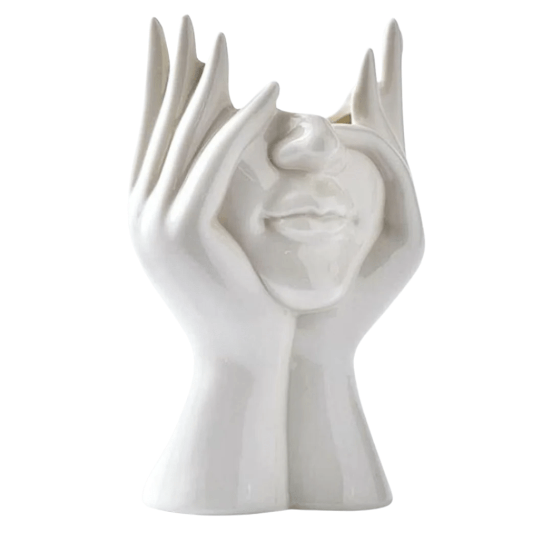 Sculptural Ceramic Flower Vase
