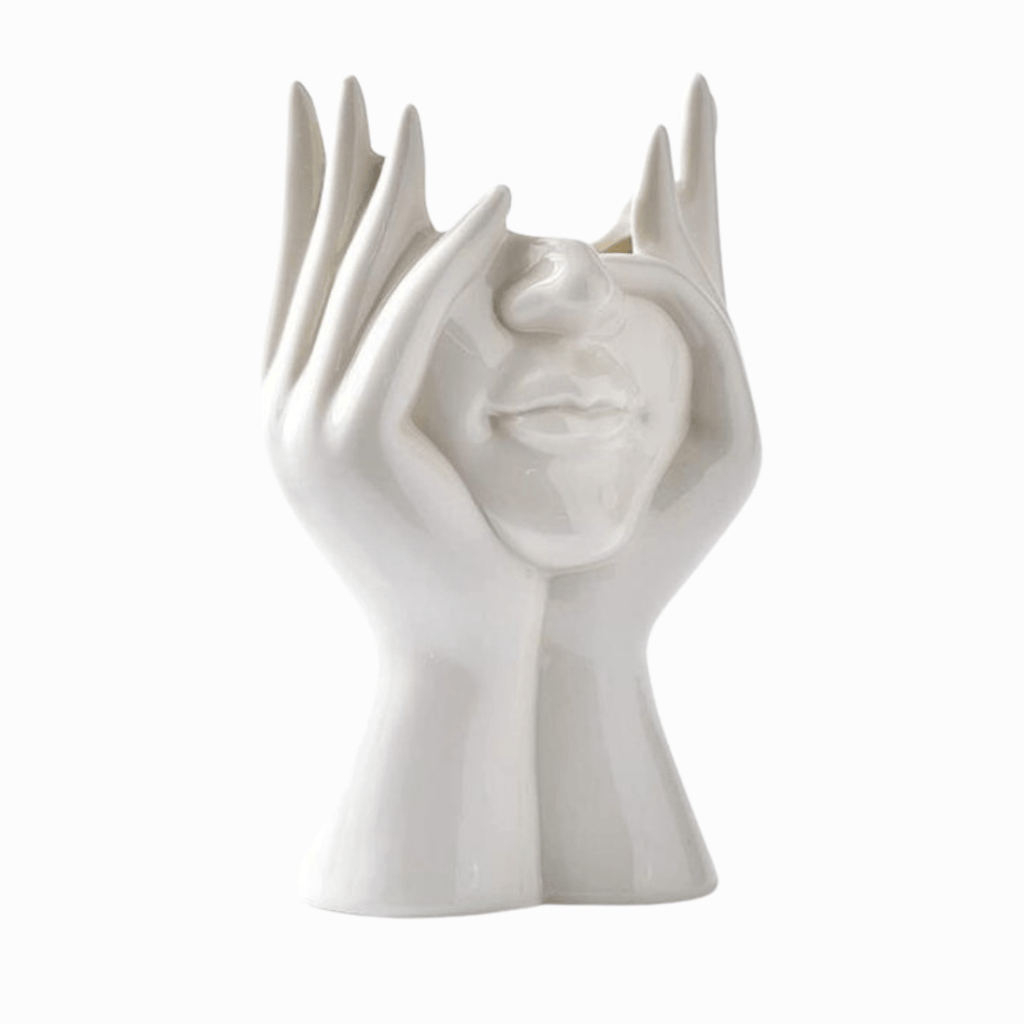 Sculptural Ceramic Flower Vase