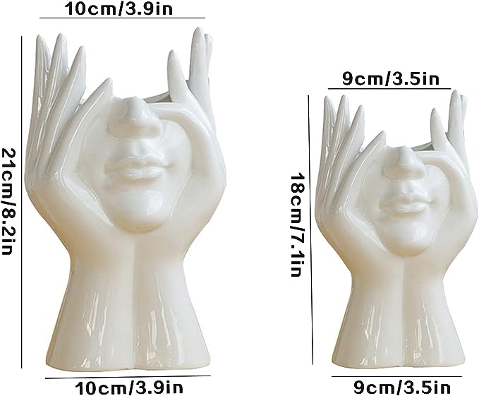 Sculptural Ceramic Flower Vase
