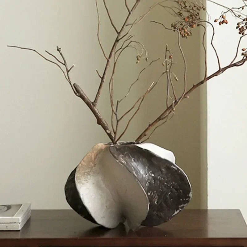 Wabi-Sabi Starfruit Ceramic Vase