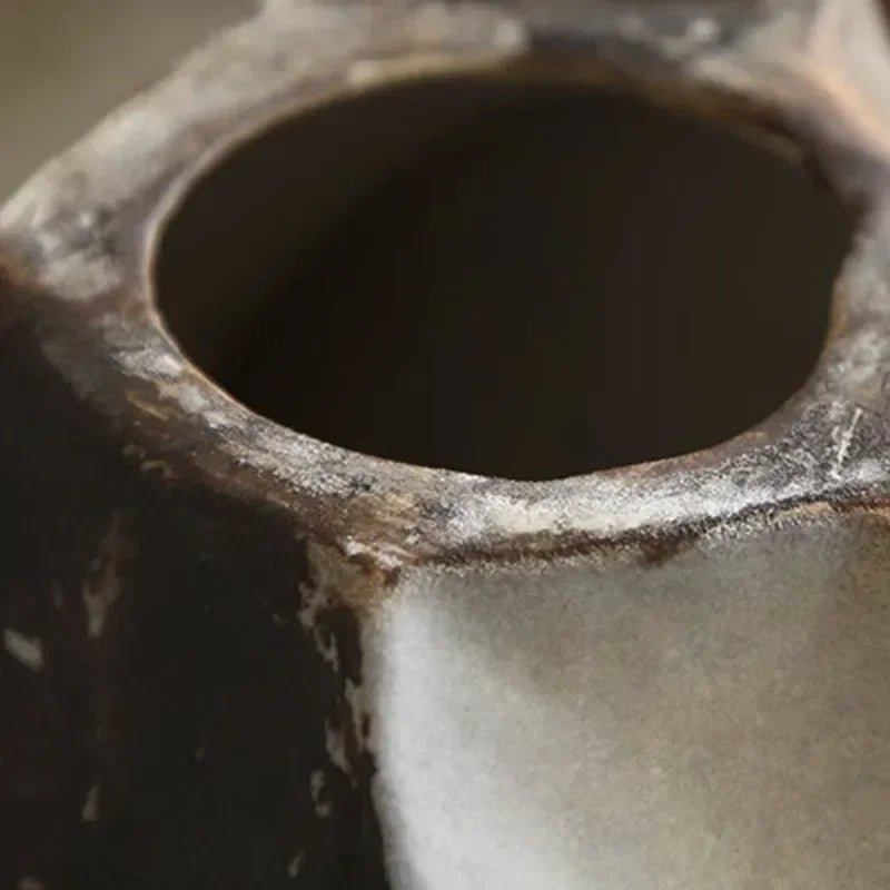Wabi-Sabi Starfruit Ceramic Vase