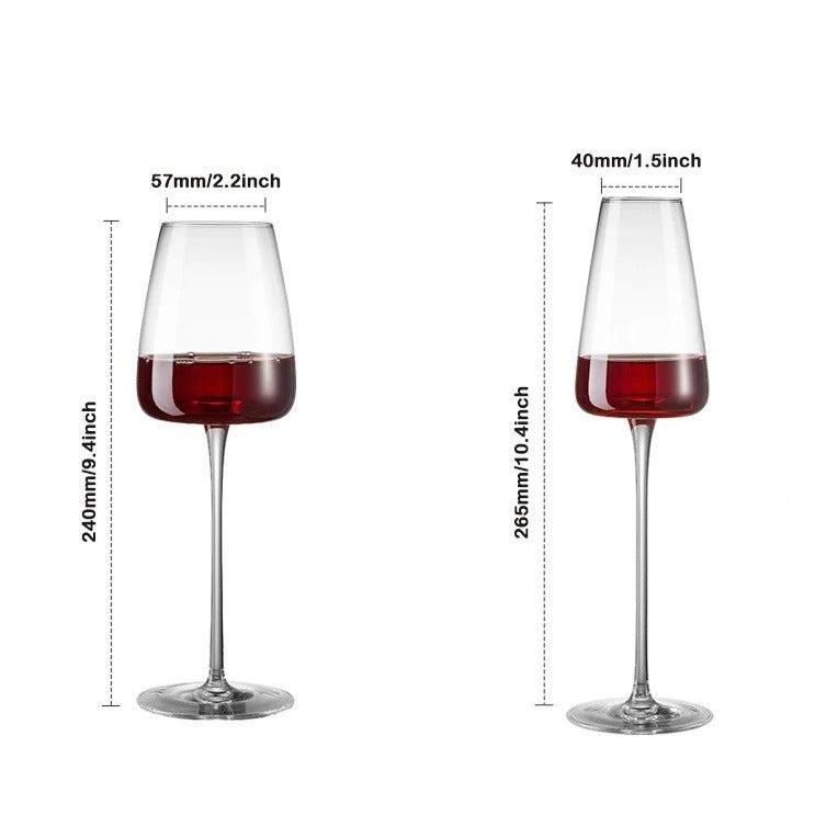 Crystal Wine and Champagne Glasses, Sets of 2, 4 or 6