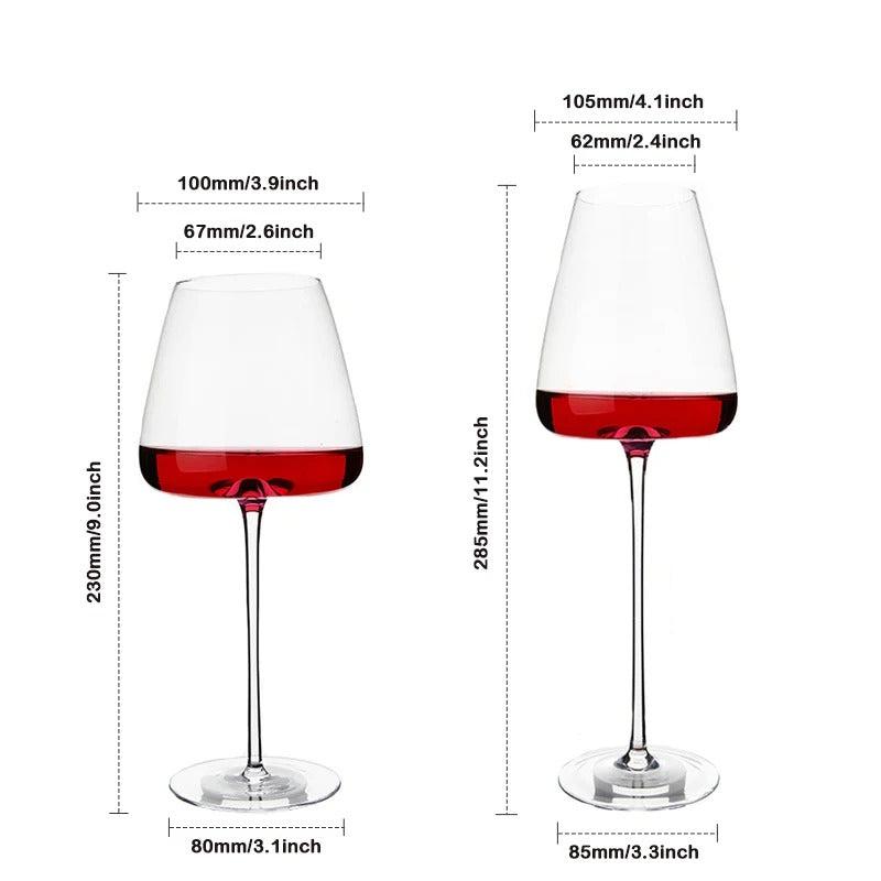 Crystal Wine and Champagne Glasses, Sets of 2, 4 or 6