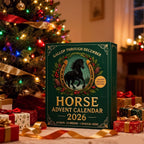 Horse Ornament Advent Calendar with 24 Figures
