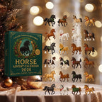 Horse Ornament Advent Calendar with 24 Figures
