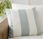 Wide Stripe Velvet Cushion Cover, 45 x 45 cm