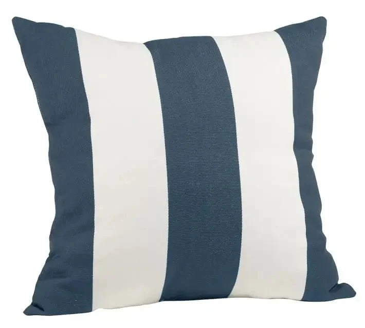 Wide Stripe Velvet Cushion Cover, 45 x 45 cm