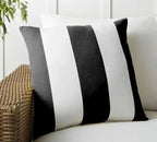 Wide Stripe Velvet Cushion Cover, 45 x 45 cm