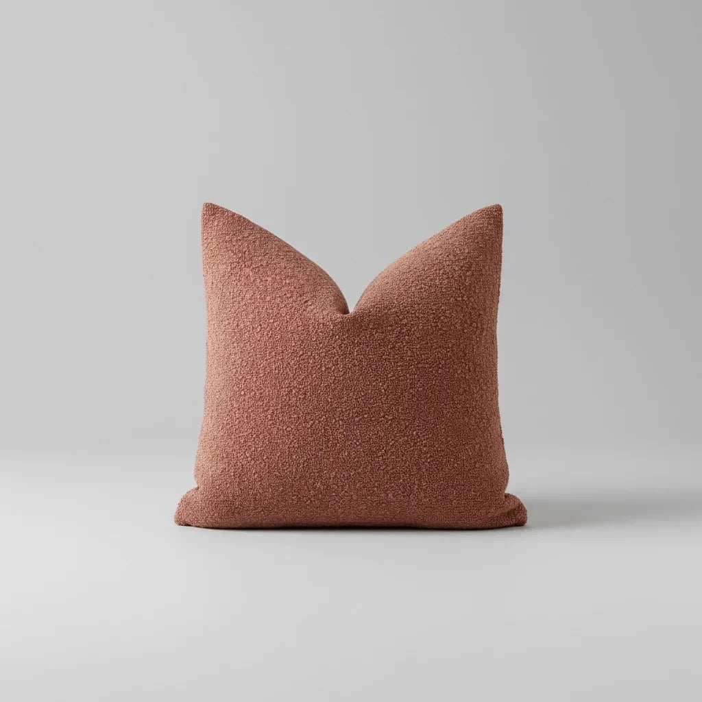 Boucle Cushion Cover with Concealed Zip, 45 x 45 cm