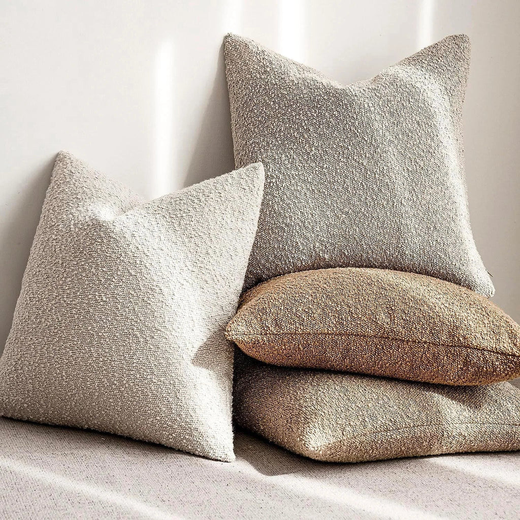 Boucle Cushion Cover with Concealed Zip, 45 x 45 cm