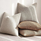 Boucle Cushion Cover with Concealed Zip, 45 x 45 cm