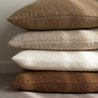 Boucle Cushion Cover with Concealed Zip, 45 x 45 cm