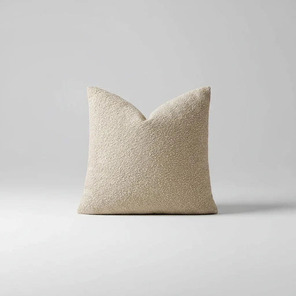 Boucle Cushion Cover with Concealed Zip, 45 x 45 cm