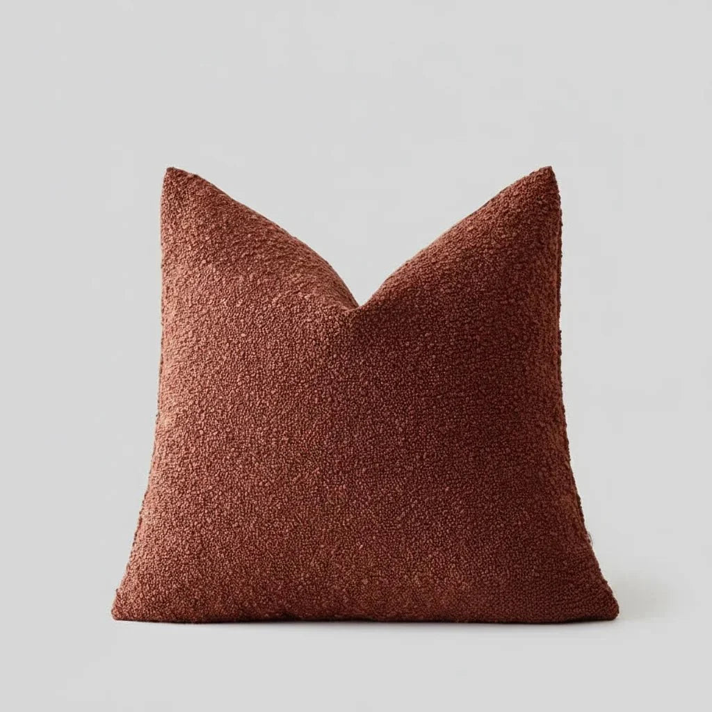 Boucle Cushion Cover with Concealed Zip, 45 x 45 cm