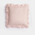Ruffled Linen Cushion Cover