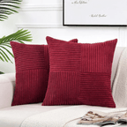 Plush Cushion Cover with Concealed Zip, 45 x 45 cm